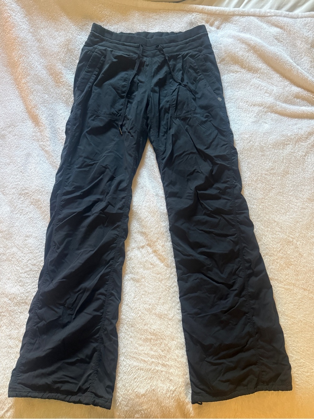 Lululemon Black Studio Dance Pants - Bellbottom Wideleg